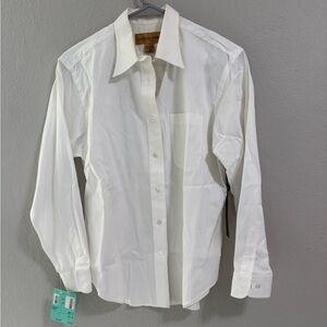 Vintage Classiques Entier White Cotton Shirt NWT Petite Small